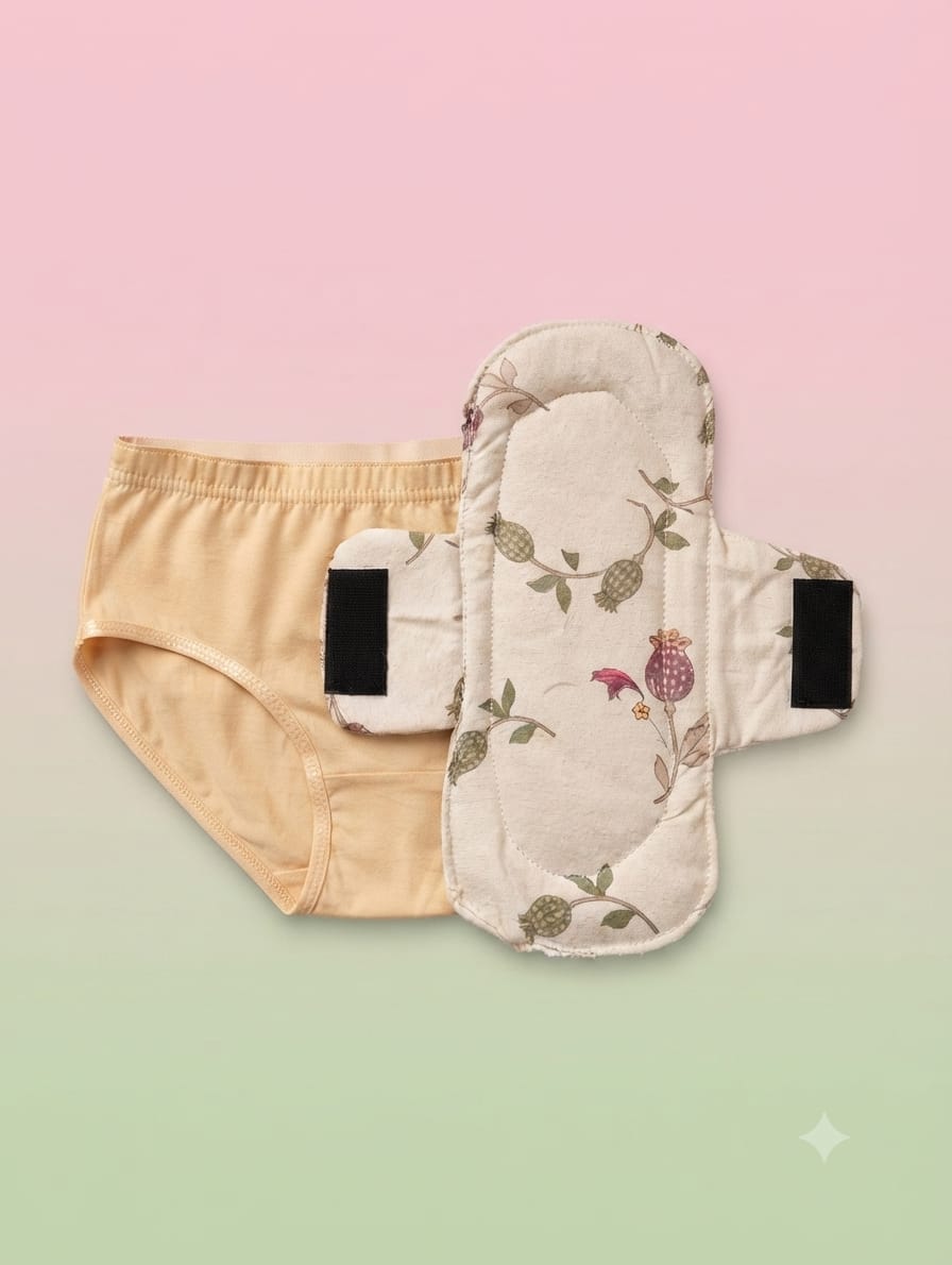 Women's Disposable  Cloth Pad - Rash Free - 100 % Cotton